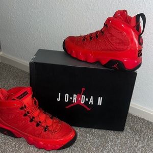 Red air Jordan 9 retros